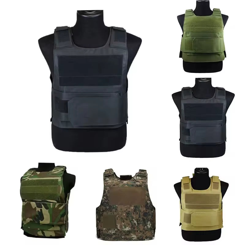 Multi-Functional Outdoor Sports Vest, Stab-Proof Armored Vest, MC Camouflage 800D Airgun Vest, Outdoor Climbing Hunting Vest