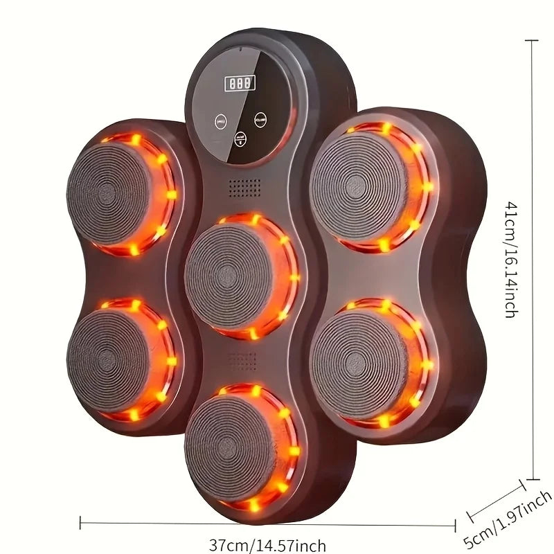 Smart Bluetooth Music Boxing Machine USB Charging Fighting Fitness Home Boxing Wall Target Boxing Trainer Boxing Accessories