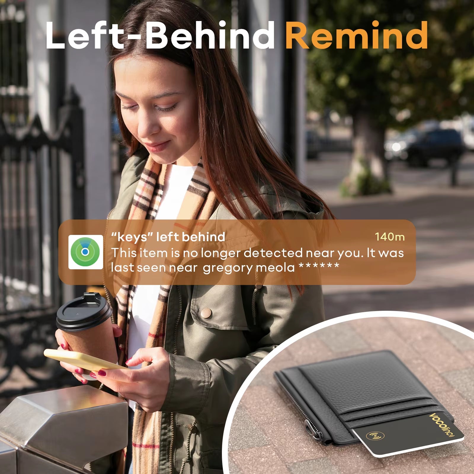 Ultra-Thin Wallet Tracker Card, Smart Tag Wallet Tracker, Bluetooth Pairing Find My Item Finder Anti-Lost Alarm Locator