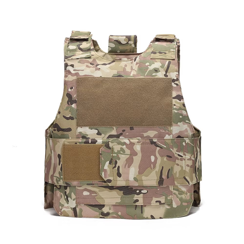 Multi-Functional Outdoor Sports Vest, Stab-Proof Armored Vest, MC Camouflage 800D Airgun Vest, Outdoor Climbing Hunting Vest
