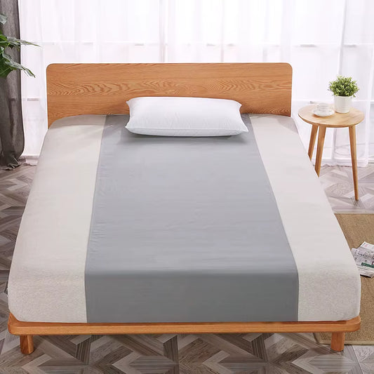 Grounding Sheet Sleep Better Cotton Grey Silver Half Bed Sheet Antimicrobial Fabric Conductive Grounding  Sleep