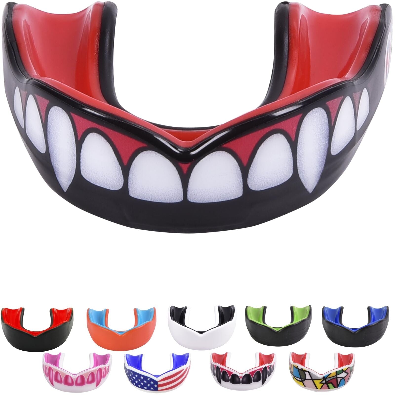 Vampire Fangs Sports Mouth Guard - Adult Sports Mouth Guard for Karate, Boxin...