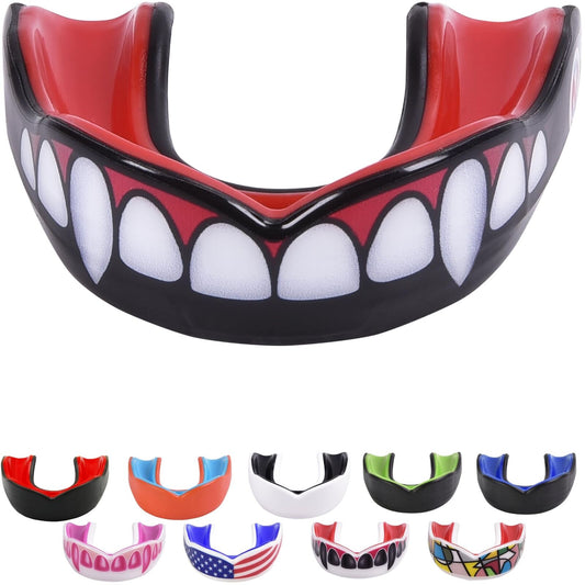 Vampire Fangs Sports Mouth Guard - Adult Sports Mouth Guard for Karate, Boxin...