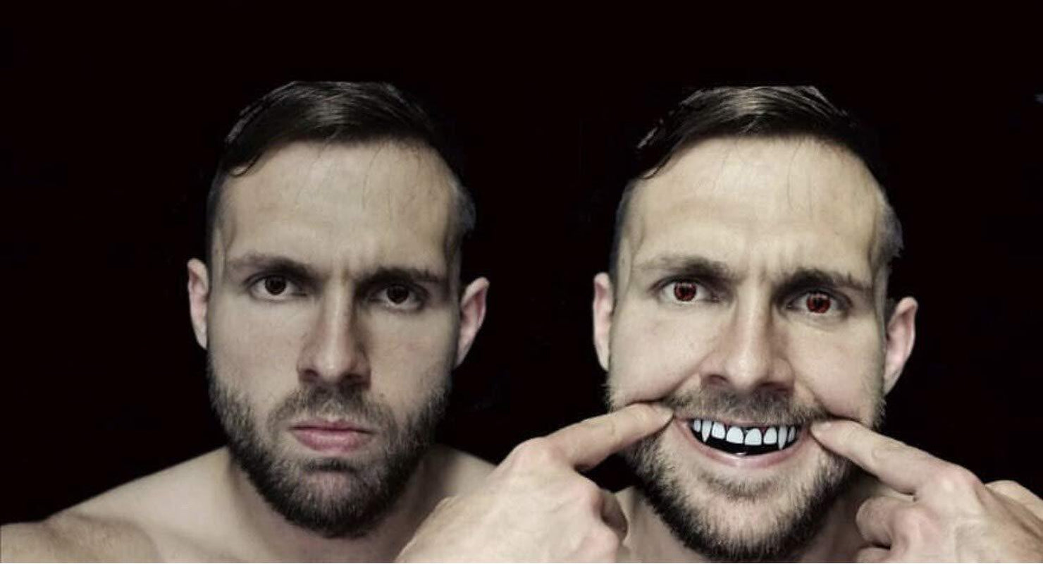 Vampire Fangs Sports Mouth Guard - Adult Sports Mouth Guard for Karate, Boxin...